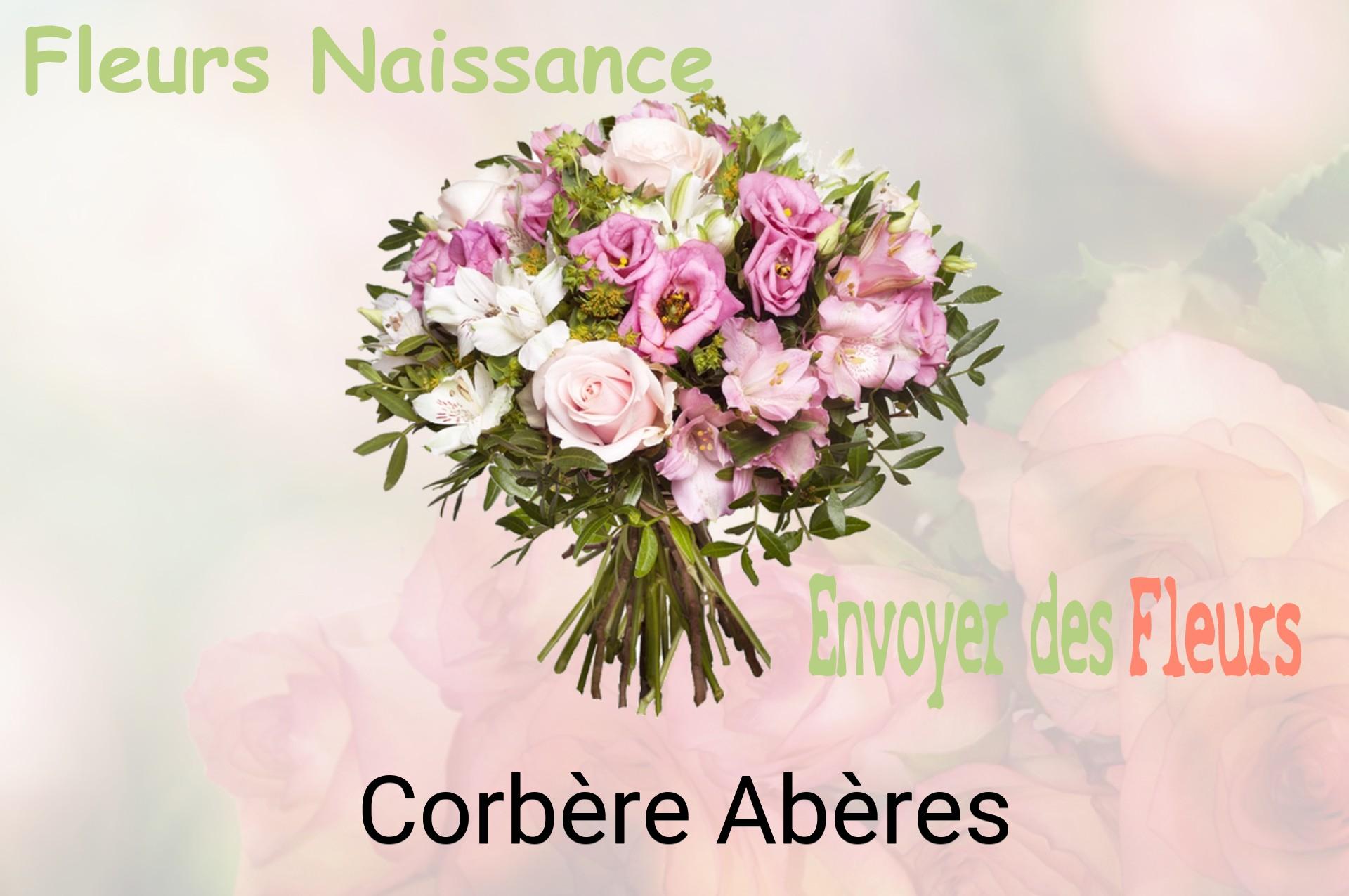 Bouquet de fleurs de naissance livré à Corbère-Abères